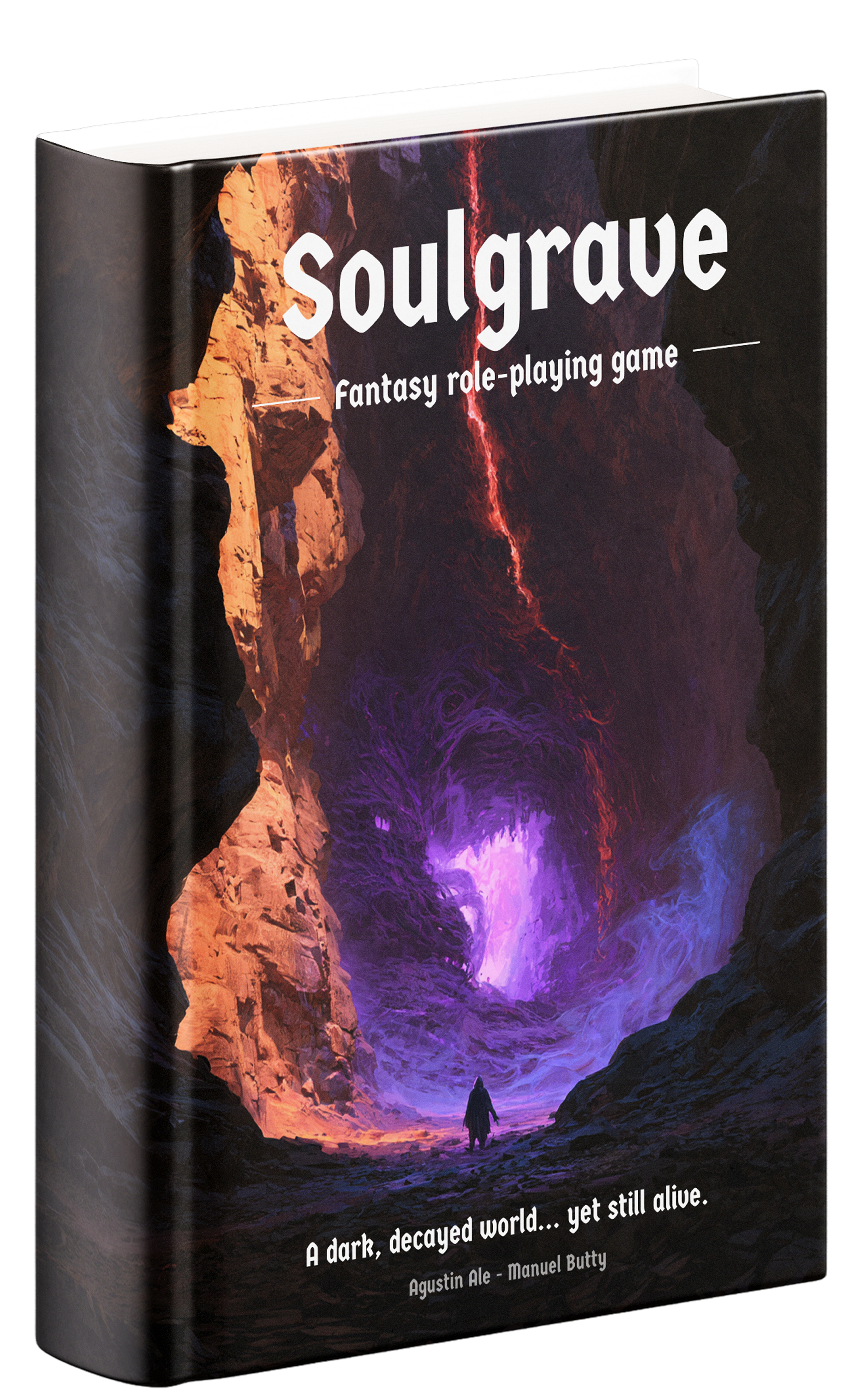 Juego de rol: portada del manual de Soulgrave